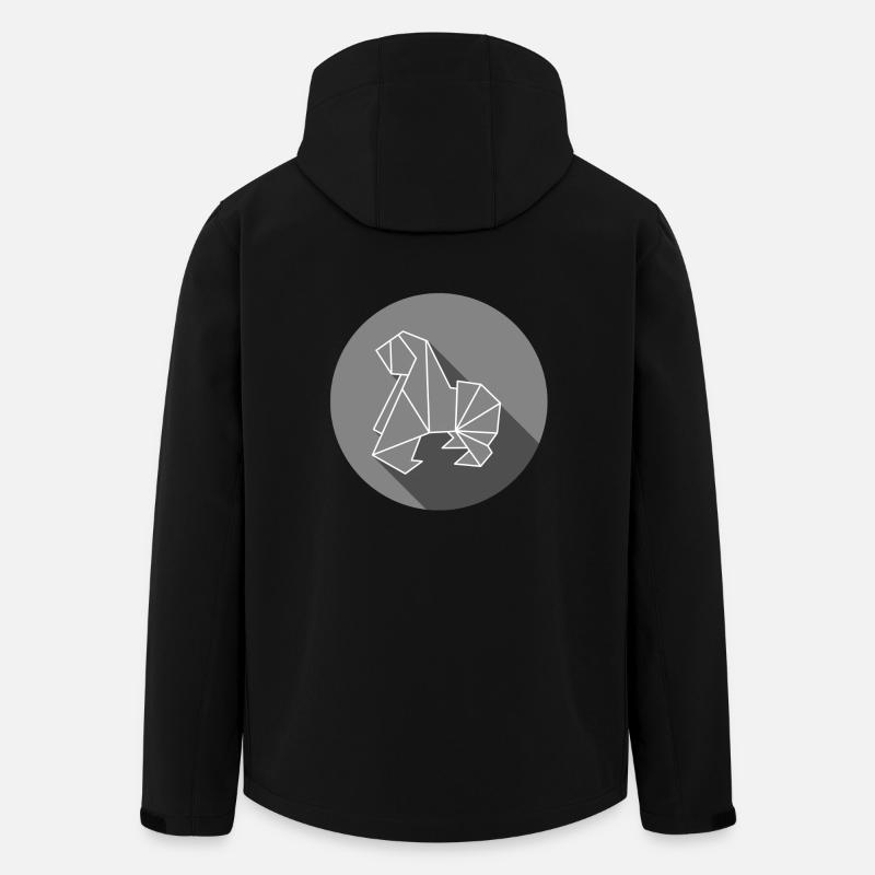 gorille - Veste softshell homme en polyester recyclé Stanley/Stella - noir