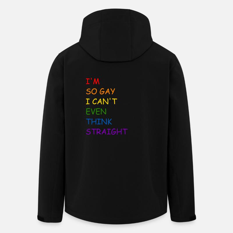 I'm so gay - Recycelte Männer Softshell-Jacke von Stanley/Stella - Schwarz