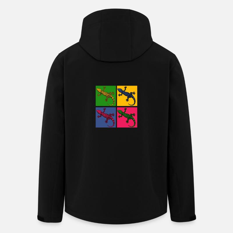 lizard - Men’s Recycled Softshell Jacket by Stanley/Stella - black