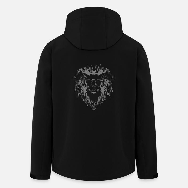 Löwenheld! Löwe Geschenk Lion Idee - Recycelte Männer Softshell-Jacke von Stanley/Stella - Schwarz