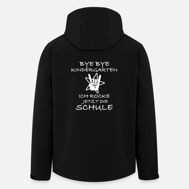 BYE BYE KINDERGARTEN - Men’s Recycled Softshell Jacket by Stanley/Stella - black