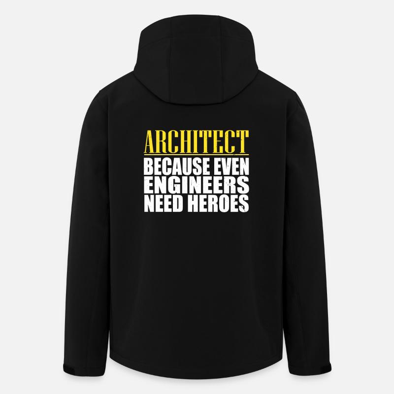 Architekt - Recycelte Männer Softshell-Jacke von Stanley/Stella - Schwarz