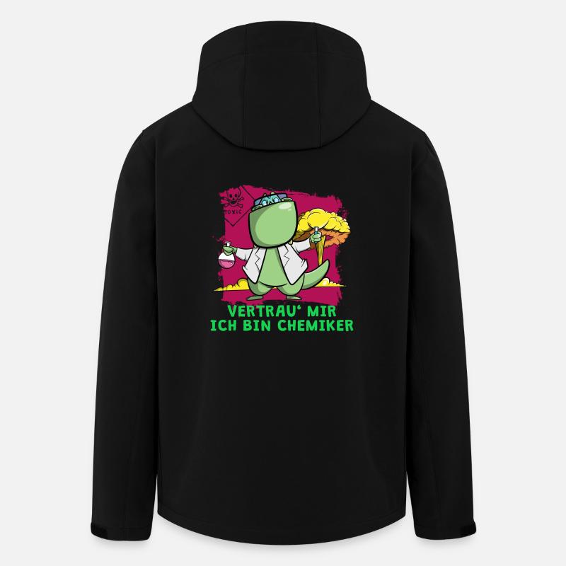 Ich bin Chemiker - Vertrau mir - Recycelte Männer Softshell-Jacke von Stanley/Stella - Schwarz