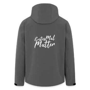 Mère première fois - Veste softshell homme en polyester recyclé Stanley/Stella - noir - Dos - AI Model Male 185 light (185cm)
