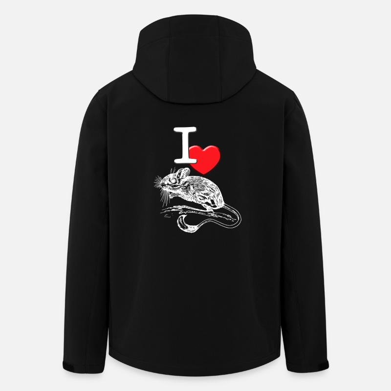 Maus - Recycelte Männer Softshell-Jacke von Stanley/Stella - Schwarz