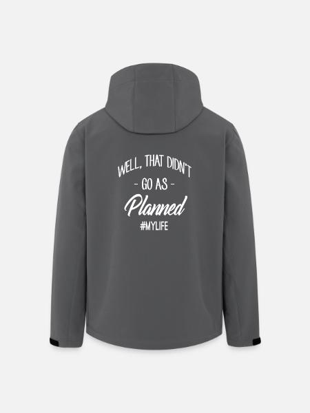 Proverbes - Veste softshell homme en polyester recyclé Stanley/Stella - noir