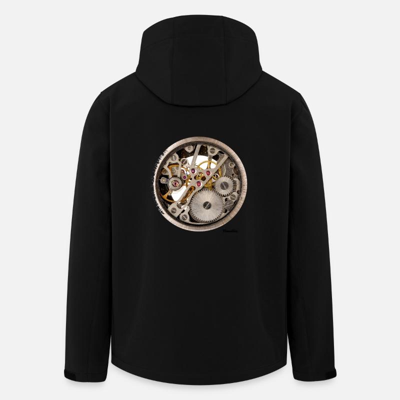 Movement Mechanical Dial Design Shirt - Men’s Recycled Softshell Jacket by Stanley/Stella - black