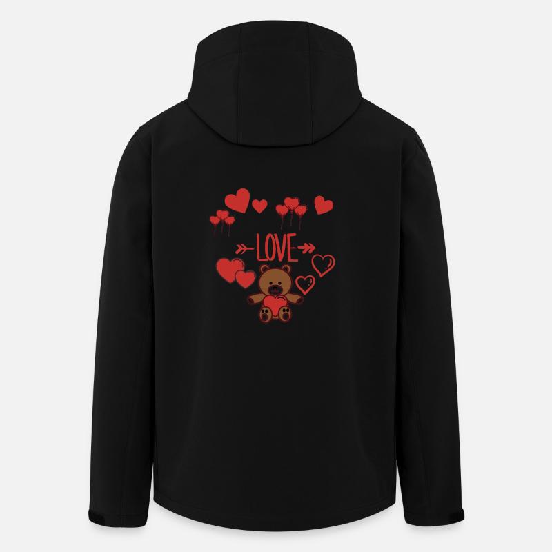 LIEBE - Recycelte Männer Softshell-Jacke Discoverer von Stanley/Stella - Schwarz