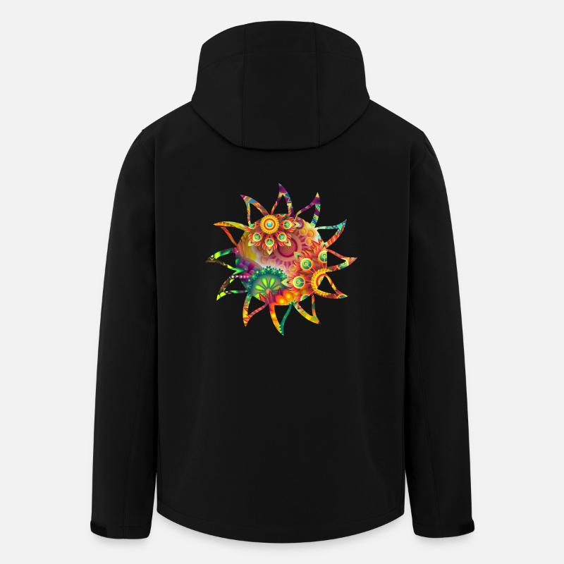 Sun - Men’s Recycled Softshell Jacket by Stanley/Stella - black