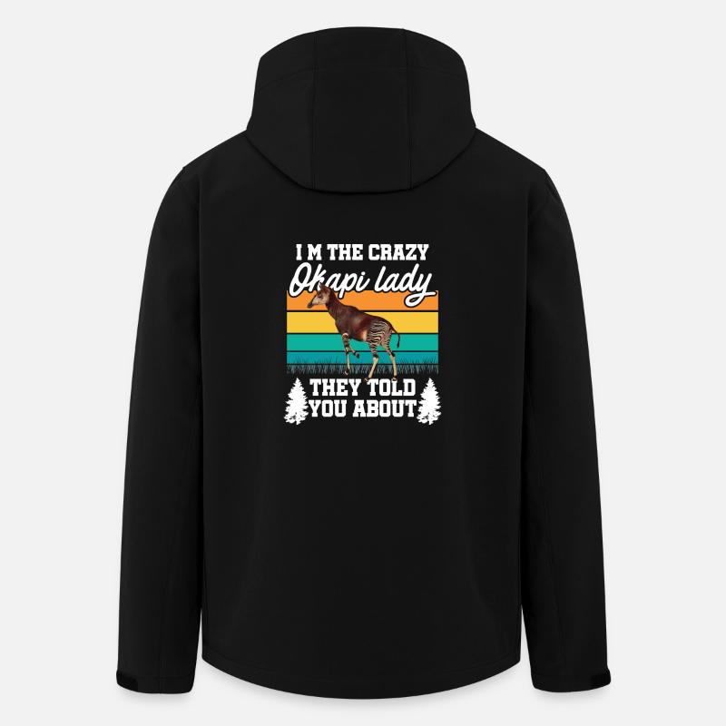 Pure Okapi nature - Men’s Recycled Softshell Jacket by Stanley/Stella - black