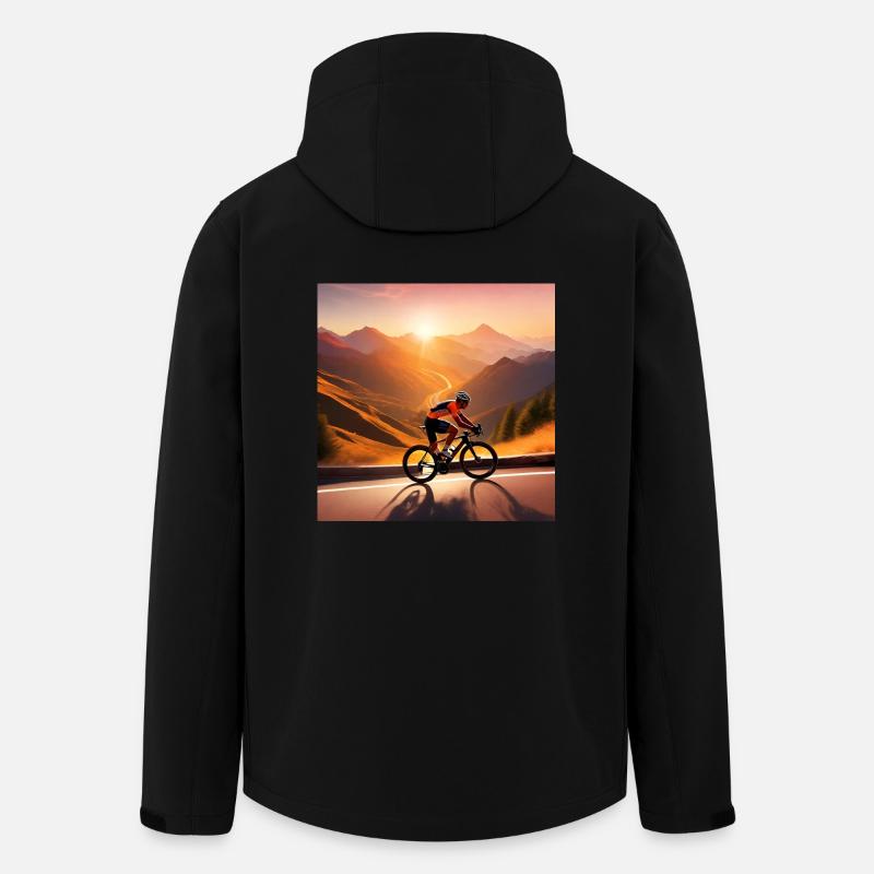 Sunlit Summit Sprint - Men’s Recycled Softshell Jacket by Stanley/Stella - black