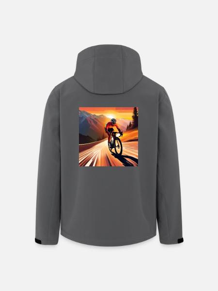 Pedal to the Summit - Men’s Recycled Softshell Jacket by Stanley/Stella - black