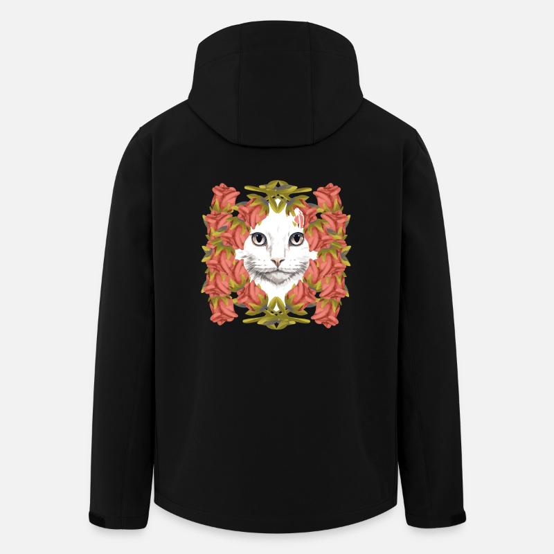 Chat Chats Chaton Anniversaire - Veste softshell homme en polyester recyclé Stanley/Stella - noir