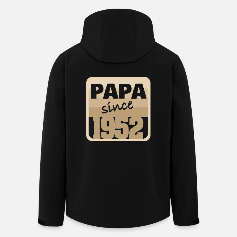 Father's Day 1952 - Men’s Recycled Softshell Jacket by Stanley/Stella - black
