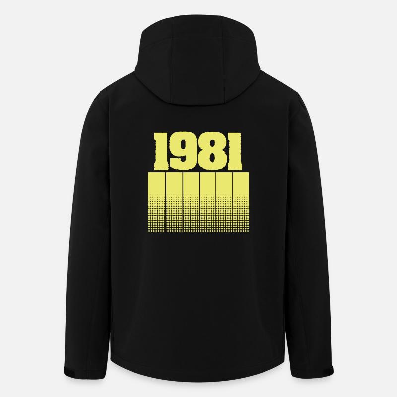 1981 1981 - Veste softshell homme en polyester recyclé Stanley/Stella - noir