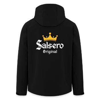 original Salsero - Salsa Dance Fashion - Veste softshell homme en polyester recyclé Stanley/Stella - noir - Dos - AI Model Male 185 light (185cm)