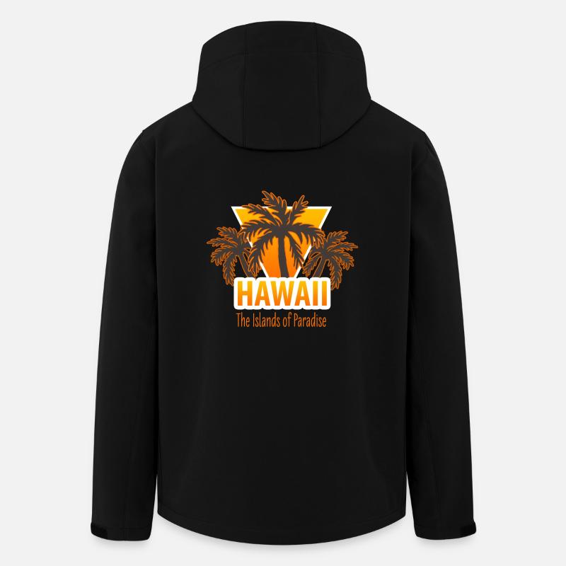 Hawaii The Islands of Paradise - Recycelte Männer Softshell-Jacke von Stanley/Stella - Schwarz