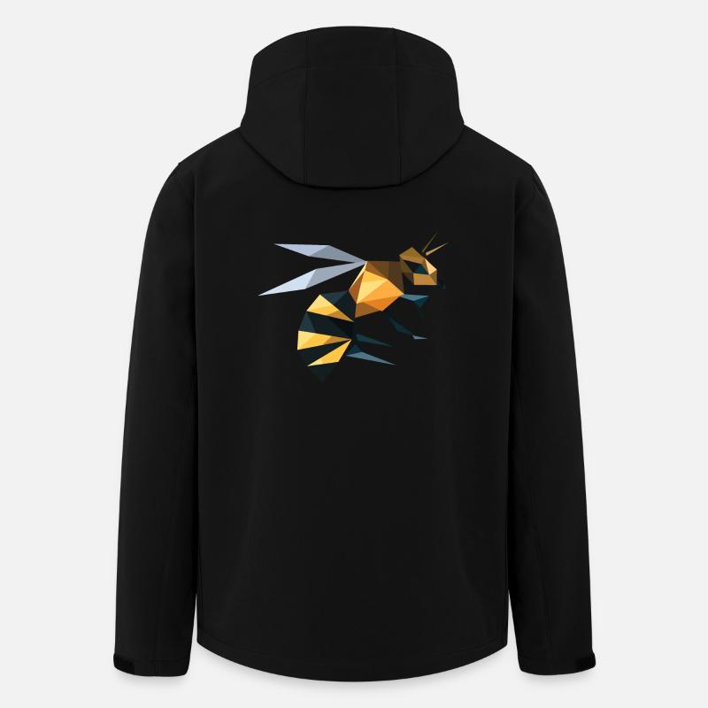 Hornet - Veste softshell homme en polyester recyclé Stanley/Stella - noir