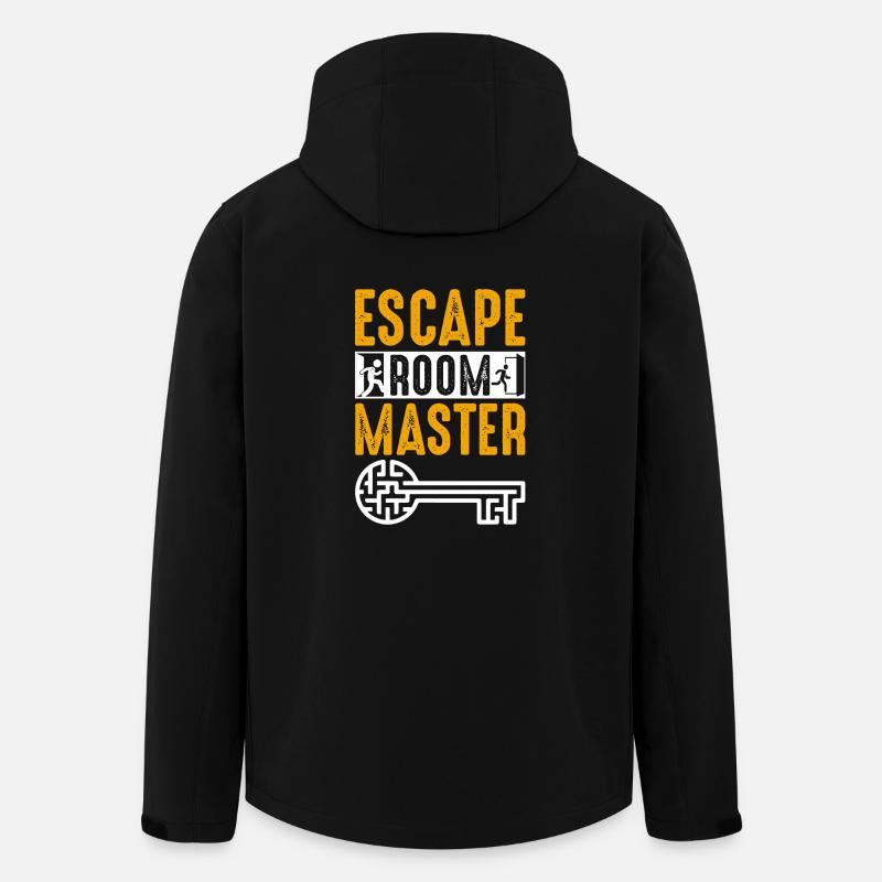 Escape Room Master - Recycelte Männer Softshell-Jacke von Stanley/Stella - Schwarz