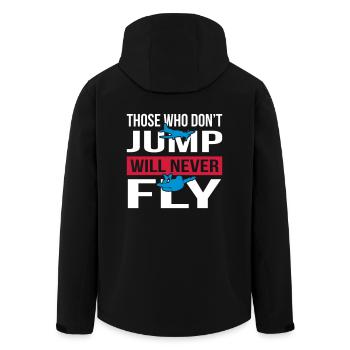 Volera jamais Skydive - Veste softshell homme en polyester recyclé Stanley/Stella - noir - Dos - AI Model Male 185 light (185cm)