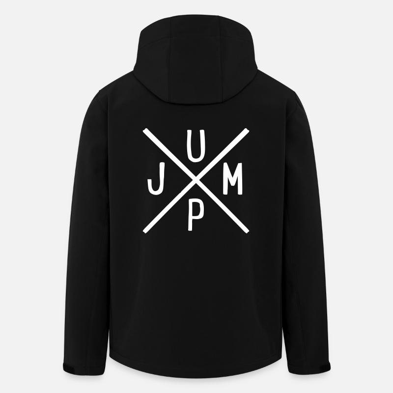 jump - Recycelte Männer Softshell-Jacke von Stanley/Stella - Schwarz