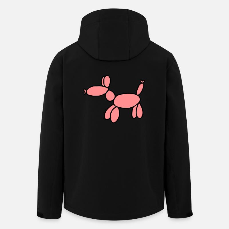 Balloon animal gift - Men’s Recycled Softshell Jacket by Stanley/Stella - black