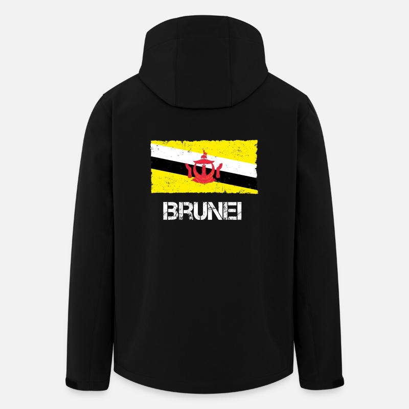 Brunei - Men’s Recycled Softshell Jacket by Stanley/Stella - black