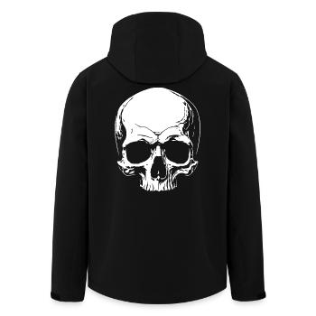 Skull - Men’s Recycled Softshell Jacket by Stanley/Stella - black - Back - AI Model Male 185 light (185cm)