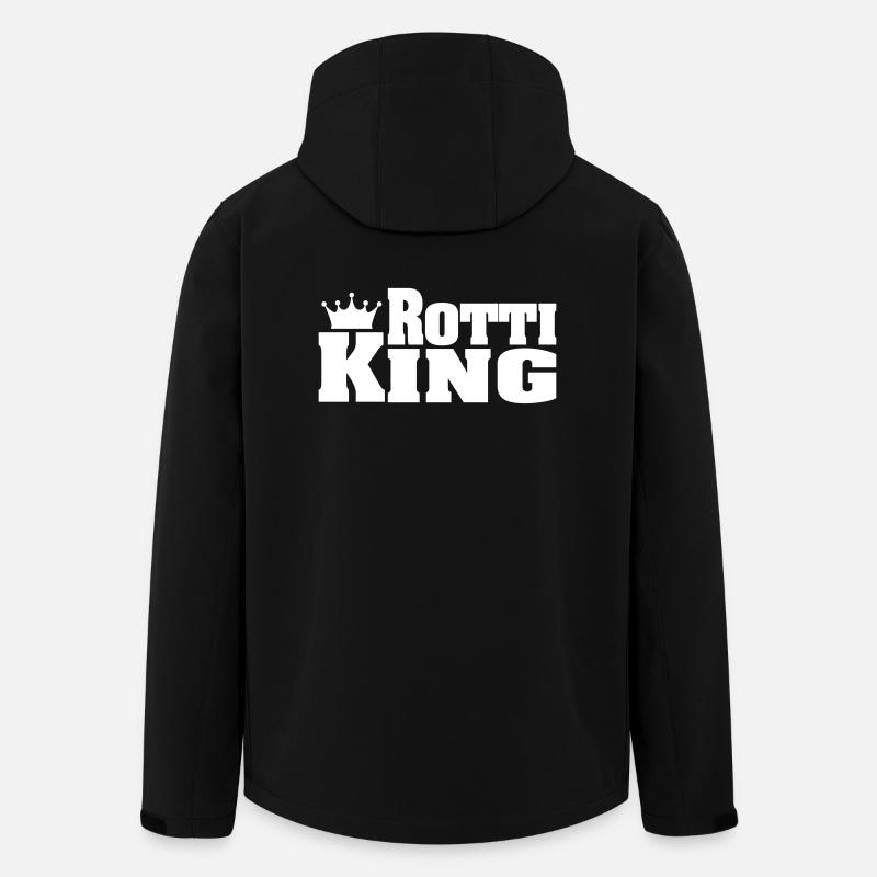 Rotti KING Rottweiler - Veste softshell homme en polyester recyclé Stanley/Stella - noir