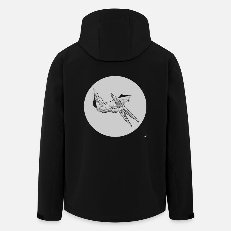 Dinosaure dinosaure ptérosaure dinosaure - Veste softshell homme en polyester recyclé Stanley/Stella - noir