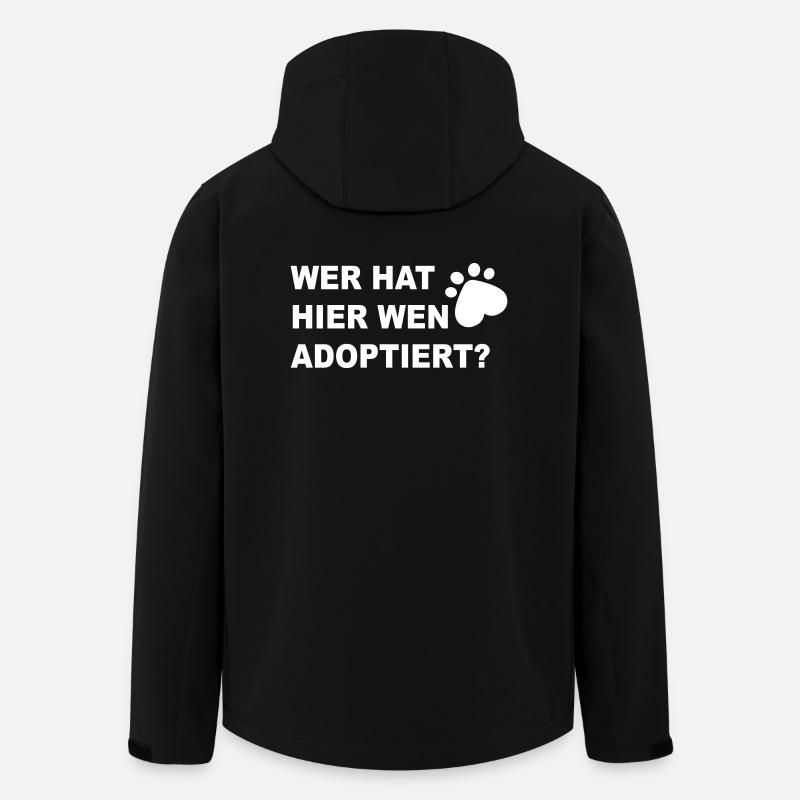 Chien - Veste softshell homme en polyester recyclé Stanley/Stella - noir