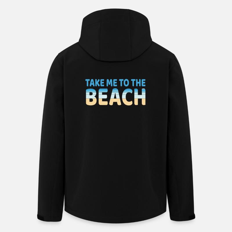 Strand - Recycelte Männer Softshell-Jacke von Stanley/Stella - Schwarz