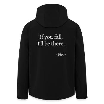 Ballet Ballerina Dancing Dance School Gift - Men’s Recycled Softshell Jacket by Stanley/Stella - black - Back - AI Model Male 185 light (185cm)