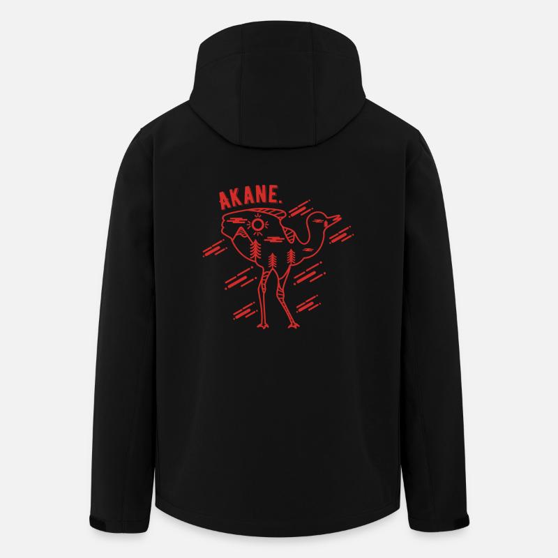 Akane - Recycelte Männer Softshell-Jacke von Stanley/Stella - Schwarz