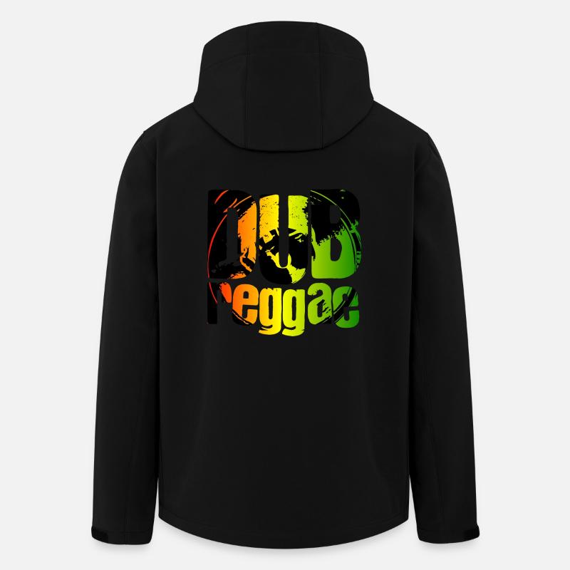 Dub Reggae - Recycelte Männer Softshell-Jacke von Stanley/Stella - Schwarz