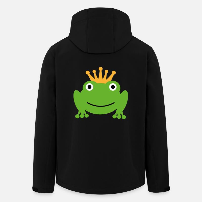 Froschkönig - Recycelte Männer Softshell-Jacke von Stanley/Stella - Schwarz