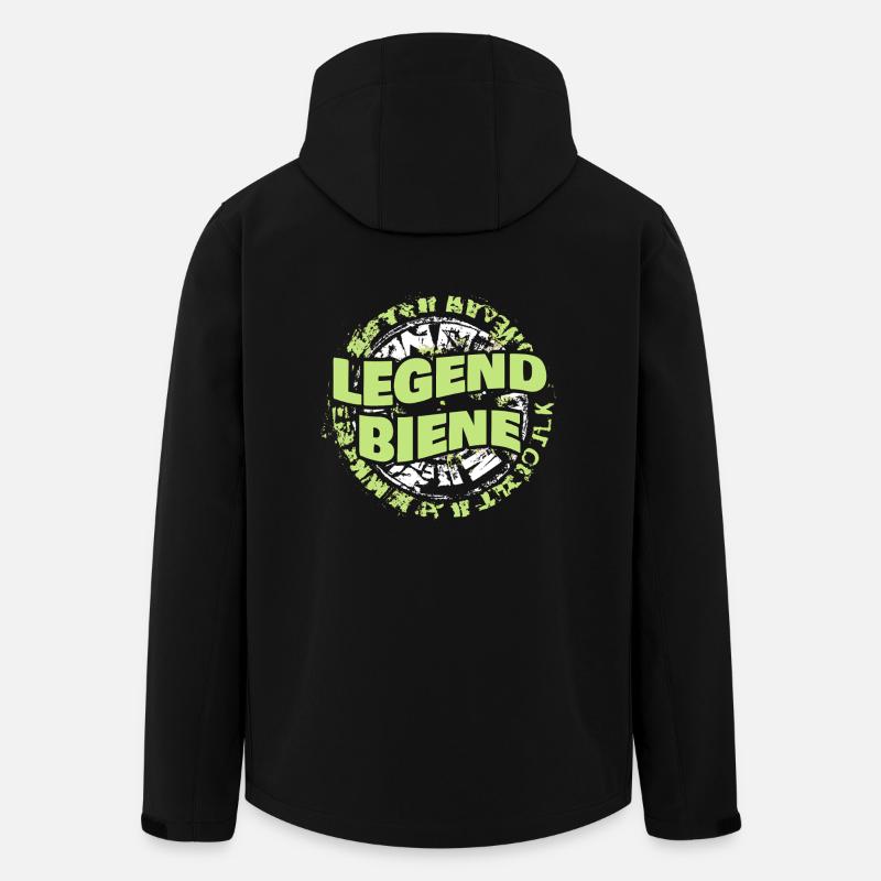 Mrs. Bee - Men’s Recycled Softshell Jacket by Stanley/Stella - black