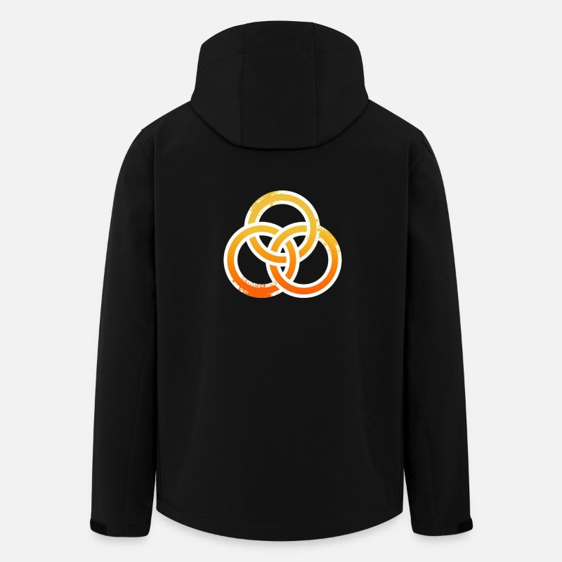 EINHEIT - Recycelte Männer Softshell-Jacke von Stanley/Stella - Schwarz