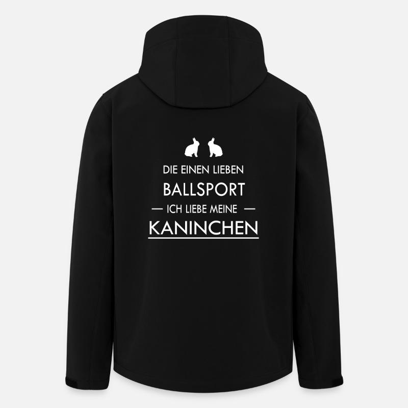 Kaninchen - Recycelte Männer Softshell-Jacke von Stanley/Stella - Schwarz