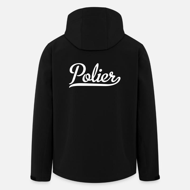 Polier - Recycelte Männer Softshell-Jacke von Stanley/Stella - Schwarz