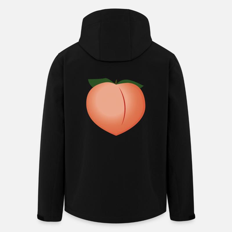 Knackiger Pfirsich - Recycelte Männer Softshell-Jacke von Stanley/Stella - Schwarz