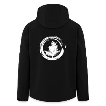 Arbre nature conservation nature plantation de chemisiers - Veste softshell homme en polyester recyclé Stanley/Stella - noir - Dos - AI Model Male 185 light (185cm)