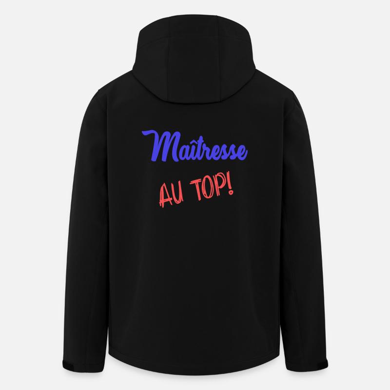 MAÎTRESSE - Veste softshell homme en polyester recyclé Stanley/Stella - noir