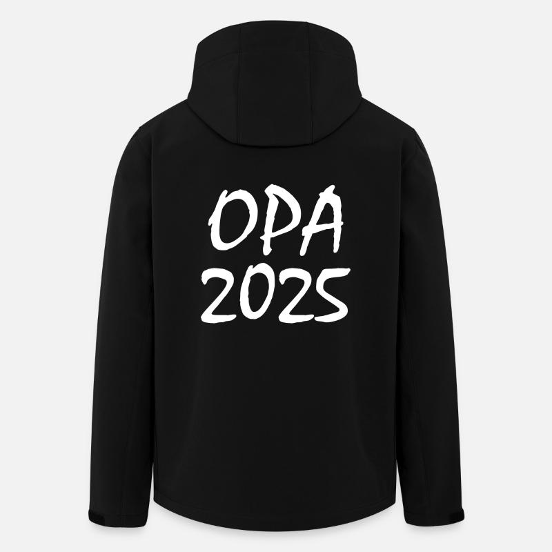 Papy 2025 - Veste softshell homme en polyester recyclé Stanley/Stella - noir