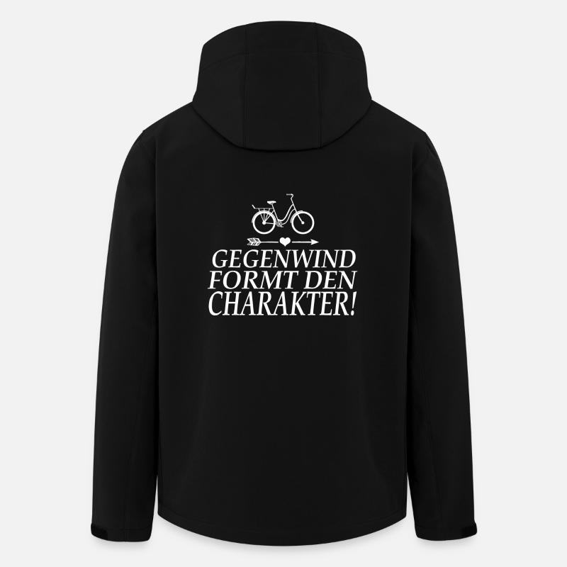 Fahrrad - Recycelte Männer Softshell-Jacke von Stanley/Stella - Schwarz