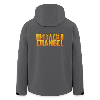 PUBG Shooter Erangel Game Game Zocker Esport - Men’s Recycled Softshell Jacket by Stanley/Stella - black - Back - AI Model Male 185 light (185cm)
