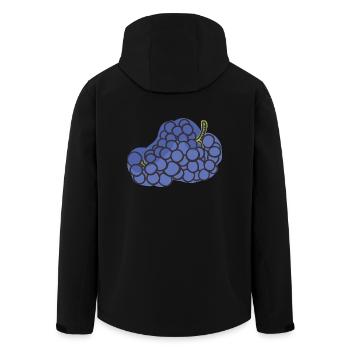 Idée de cadeau de végétarien végétarien - Veste softshell homme en polyester recyclé Stanley/Stella - noir - Dos - AI Model Male 185 light (185cm)