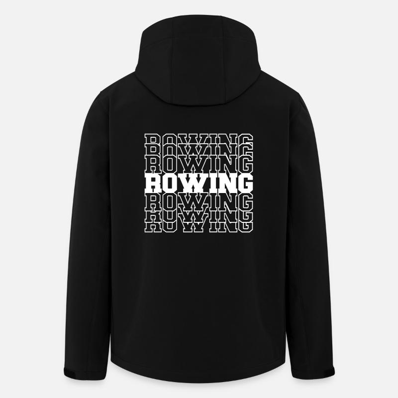 rowing - Men’s Recycled Softshell Jacket by Stanley/Stella - black