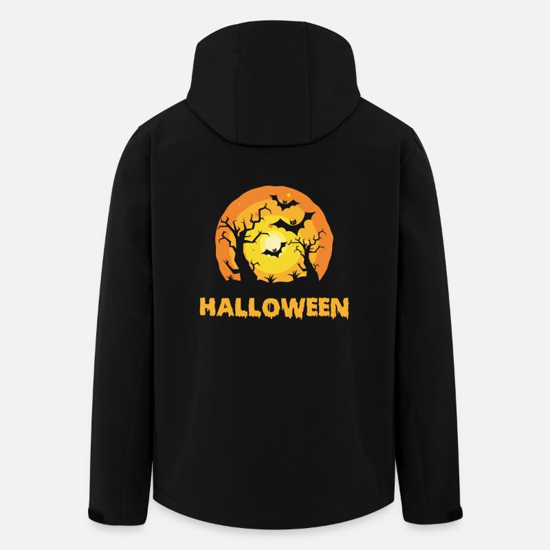 Halloween - Recycelte Männer Softshell-Jacke Discoverer von Stanley/Stella - Schwarz