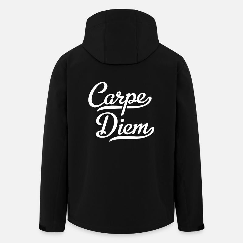 Carpe Diem - Veste softshell homme en polyester recyclé Stanley/Stella - noir
